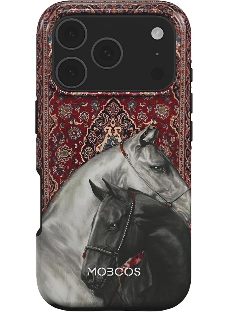 موبكوس جراب موبكوس  برو ماكس دايناستي بريميوم متوافق مع طبقة مزدوجة هجينة صلبة + حماية سيليكون مقاوم للخدش والصدمات غطاء هاتف فاخر - Image 1